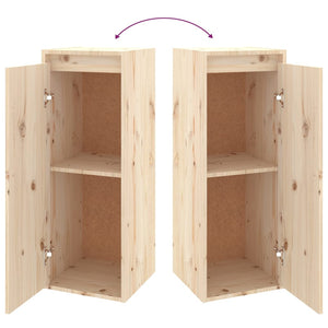 vidaXL TV Cabinets 2 pcs. Solid Pine Wood