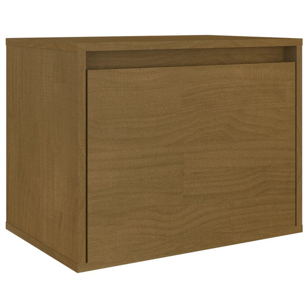 vidaXL TV Cabinets 3 pcs Honey Brown Solid Pine Wood