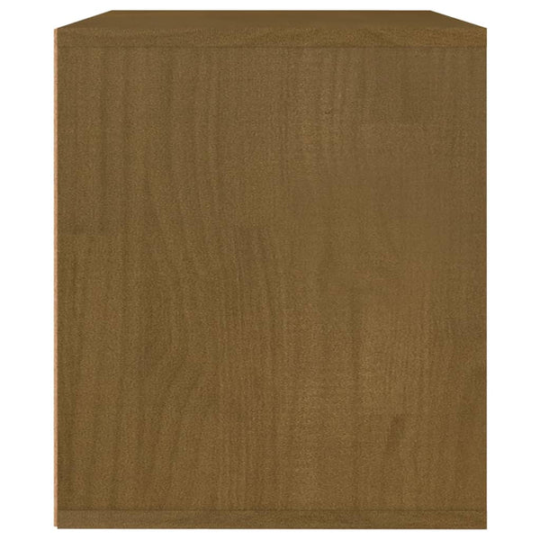 vidaXL TV Cabinets 3 pcs Honey Brown Solid Pine Wood
