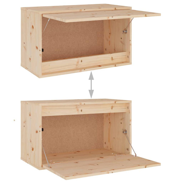 vidaXL TV Cabinets 3 pcs Solid Pine Wood