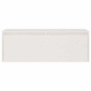 vidaXL 3-Piece TV Cabinet Set White Solid Pine Wood