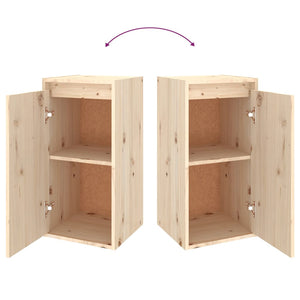 vidaXL TV Cabinets 3 pcs Solid Pine Wood