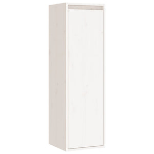 vidaXL TV Cabinets 3 pcs White Solid Pine Wood