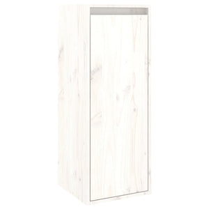 vidaXL TV Cabinets 3 pcs White Solid Pine Wood