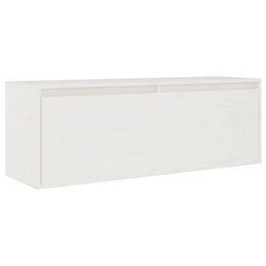 vidaXL TV Cabinets 4 pcs White Solid Pine Wood