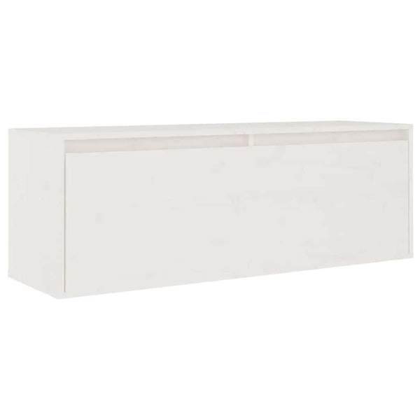 vidaXL TV Cabinets 6 pcs White Solid Pine Wood