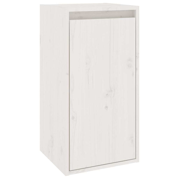 vidaXL TV Cabinets 6 pcs White Solid Pine Wood
