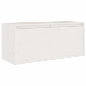 vidaXL TV Cabinets 8 pcs White Solid Pine Wood
