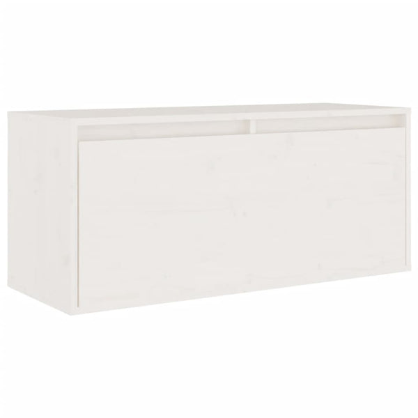 vidaXL TV Cabinets 8 pcs White Solid Pine Wood