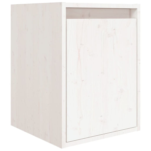 vidaXL TV Cabinets 8 pcs White Solid Pine Wood