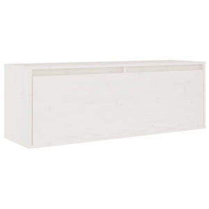 vidaXL TV Cabinets 5 pcs White Solid Pine Wood