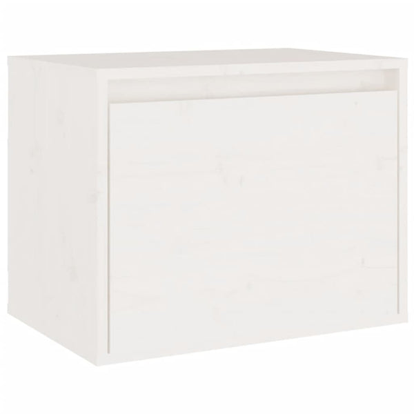 vidaXL TV Cabinets 7 pcs White Solid Pine Wood