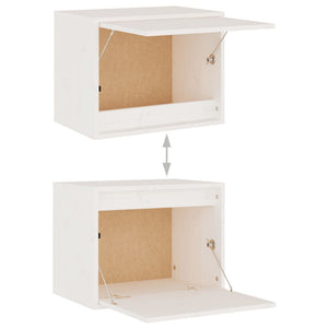vidaXL TV Cabinets 7 pcs White Solid Pine Wood