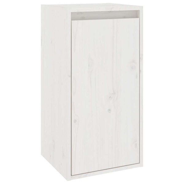 vidaXL TV Cabinets 4 pcs White Solid Pine Wood