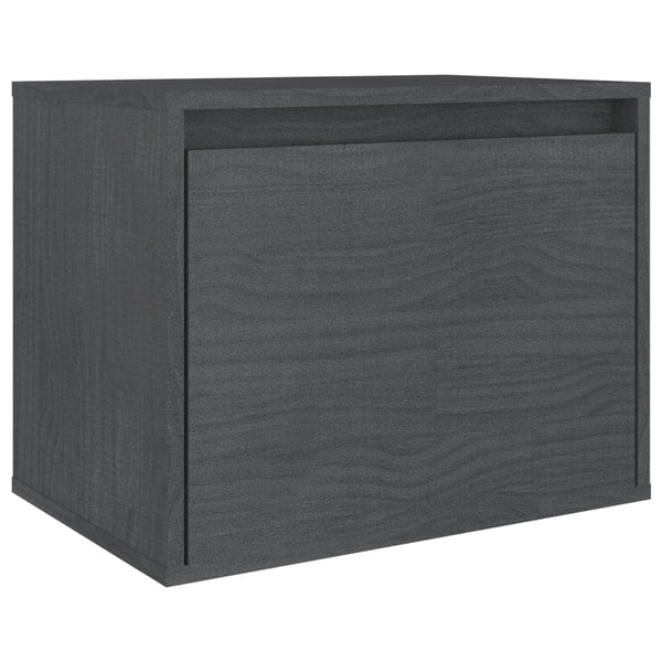 vidaXL TV Cabinets 4 pcs. Grey Solid Pine Wood