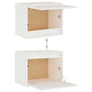 vidaXL TV Cabinets 5 pcs White Solid Pine Wood