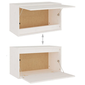 vidaXL TV Cabinets 5 pcs White Solid Pine Wood