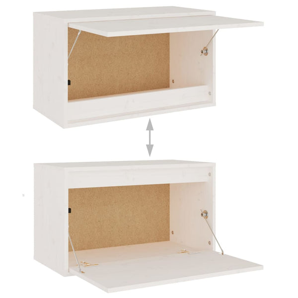 vidaXL TV Cabinets 5 pcs White Solid Pine Wood