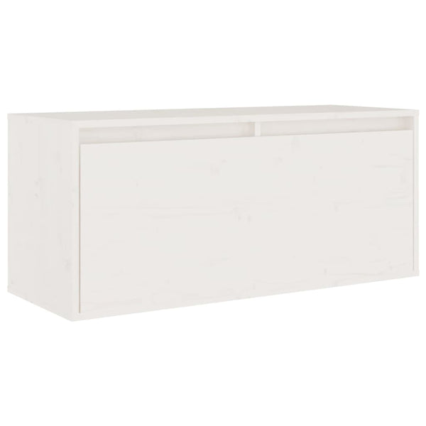 vidaXL TV Cabinets 5 pcs White Solid Pine Wood