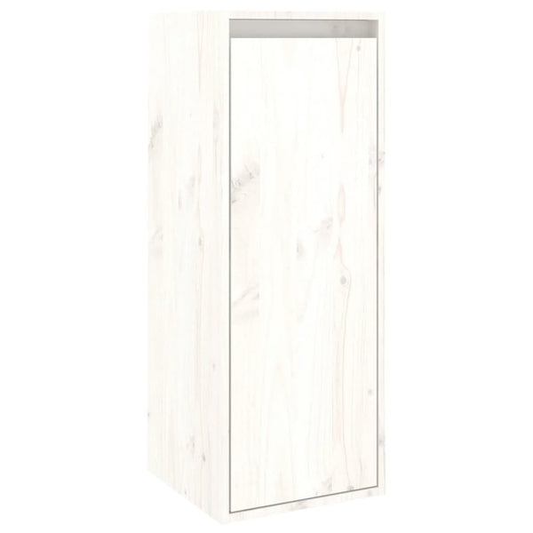 vidaXL TV Cabinets 5 pcs White Solid Pine Wood