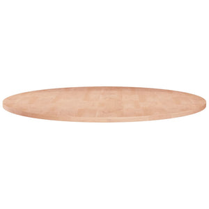 vidaXL Round Tabletop Ø60x1.5 cm Untreated Solid Oak Wood