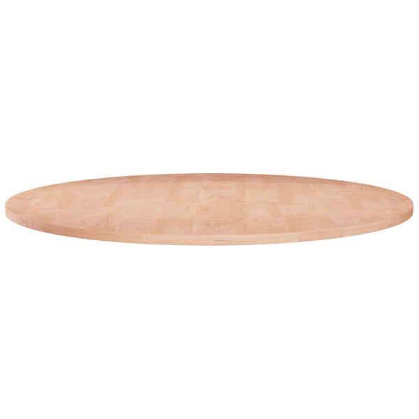vidaXL Round Tabletop Ø60x1.5 cm Untreated Solid Oak Wood