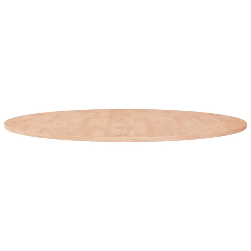 vidaXL Round Table Top Ø90x1.5 cm Untreated Solid Oak Wood