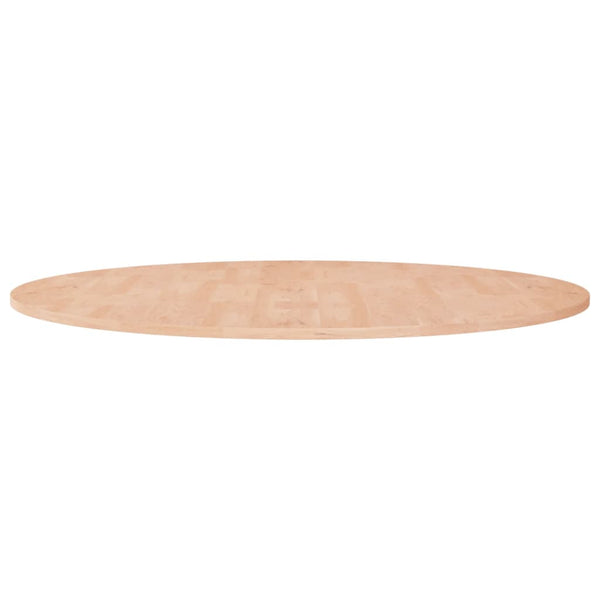 vidaXL Round Table Top Ø90x1.5 cm Untreated Solid Oak Wood