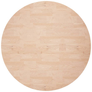 vidaXL Round Tabletop Ø70x2.5 cm Untreated Solid Oak Wood