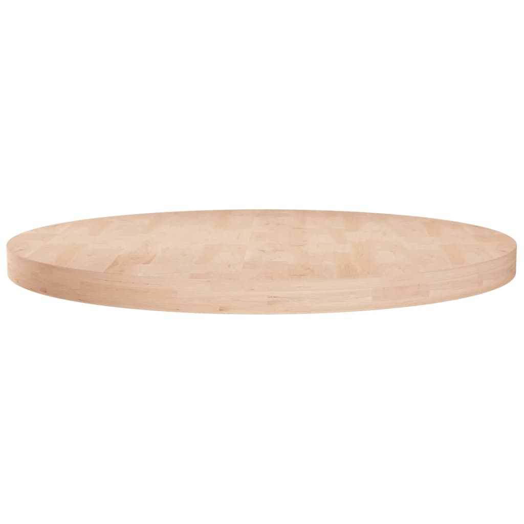 Runde Tischplatte Eiche Massivholz Ø70cm