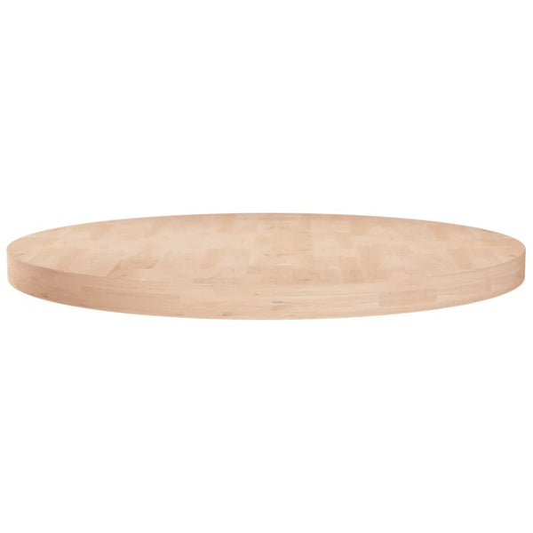 Runde Tischplatte Eiche Massivholz Ø70cm