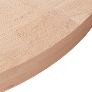 Runde Tischplatte Eiche Massivholz Ø70cm