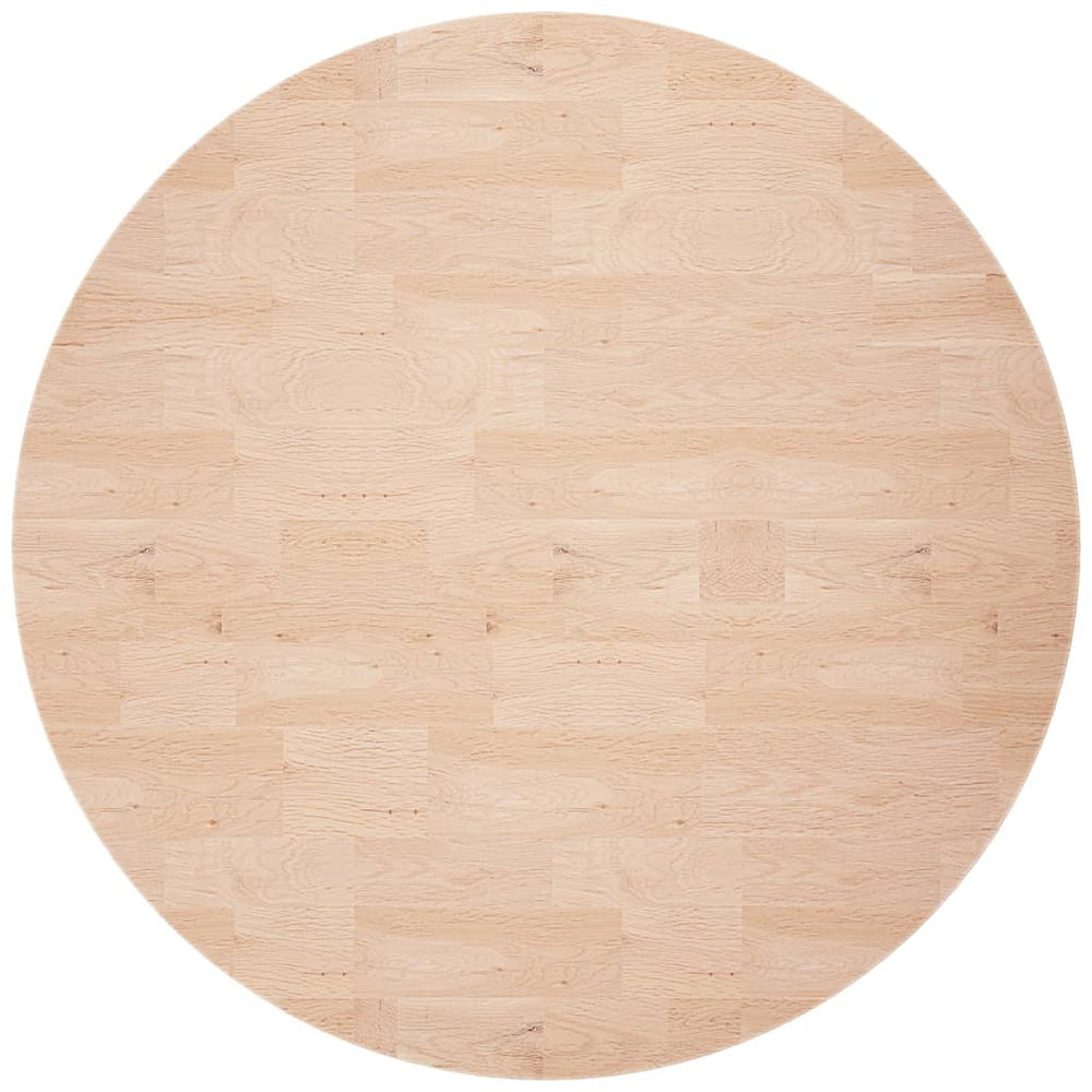 Runde Tischplatte Ø80cm Eiche Massivholz