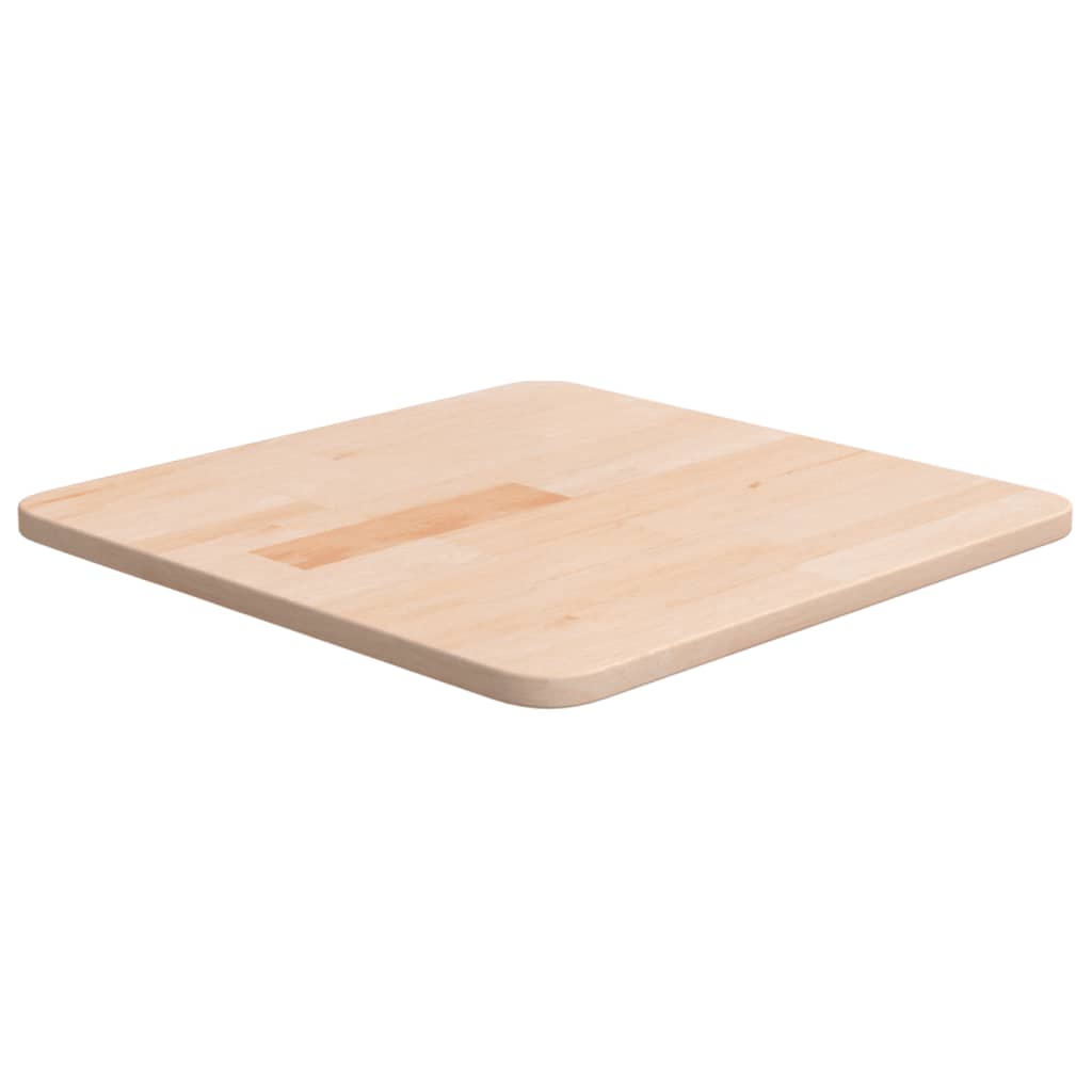 Quadratische Eichenholz Tischplatte 40x40 cm