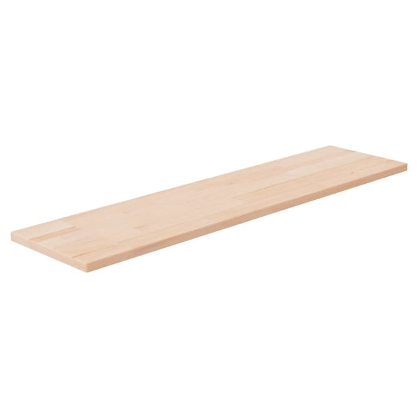 Eiche Regalbrett, 80x20 cm, Massivholz Unbehandelt