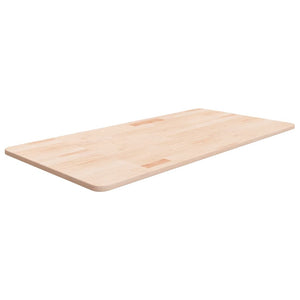 Massivholz Waschtischplatte Eiche 100x50 cm