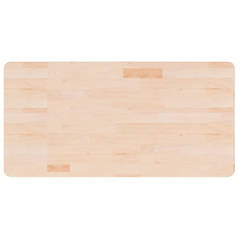 Massivholz Waschtischplatte Eiche 100x50 cm