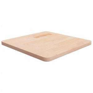 vidaXL Tabletop Square 50x50x2.5 cm Untreated Oak Wood