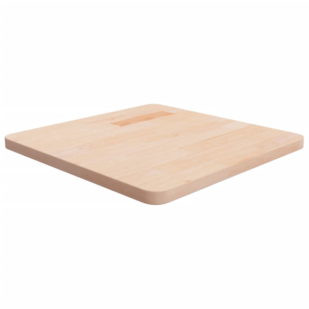 vidaXL Tabletop Square 50x50x2.5 cm Untreated Oak Wood
