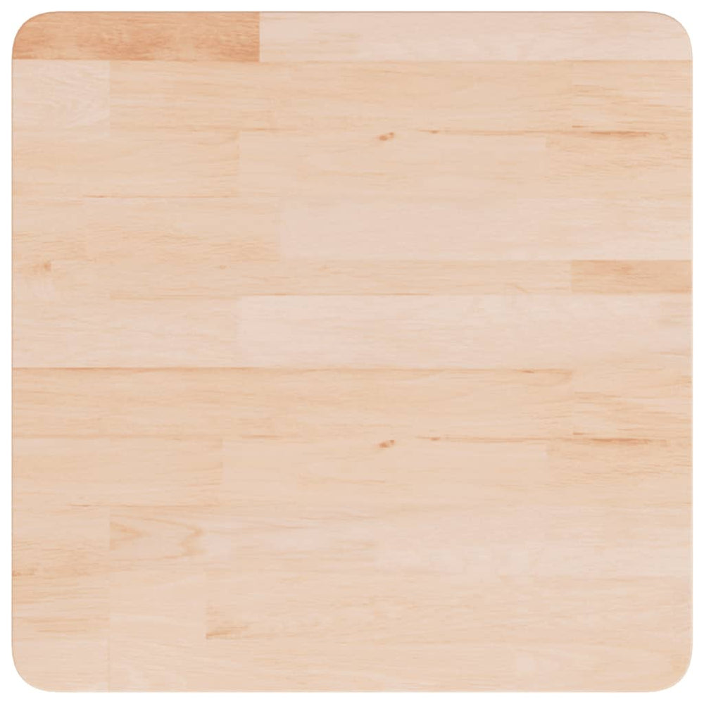 vidaXL Tabletop Square 50x50x2.5 cm Untreated Oak Wood