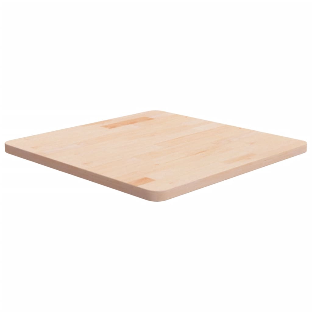 vidaXL Tabletop Square 60x60x2.5 cm Oak Wood Untreated