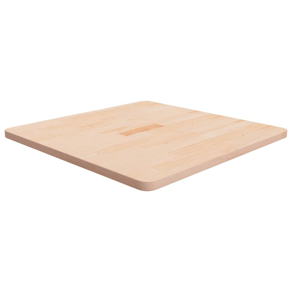 vidaXL Tabletop Square 70x70x2.5 cm Oak Wood Untreated