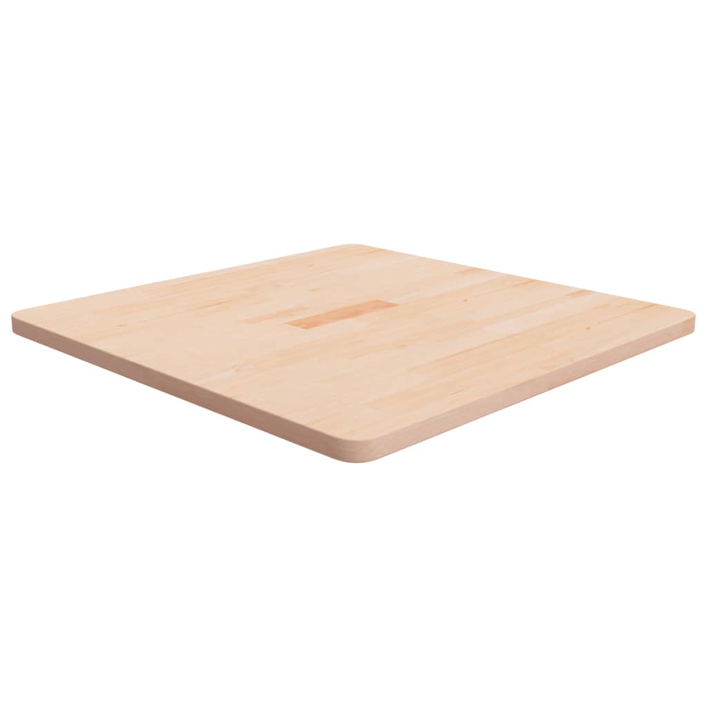 vidaXL Tabletop Square 70x70x2.5 cm Oak Wood Untreated