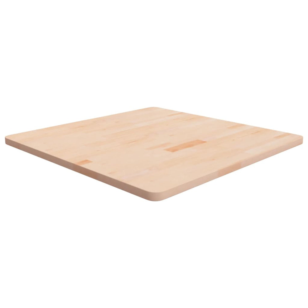 vidaXL Tabletop Square 80x80x2.5 cm Oak Wood Untreated