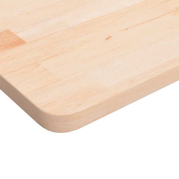 vidaXL Tabletop Square 80x80x2.5 cm Oak Wood Untreated