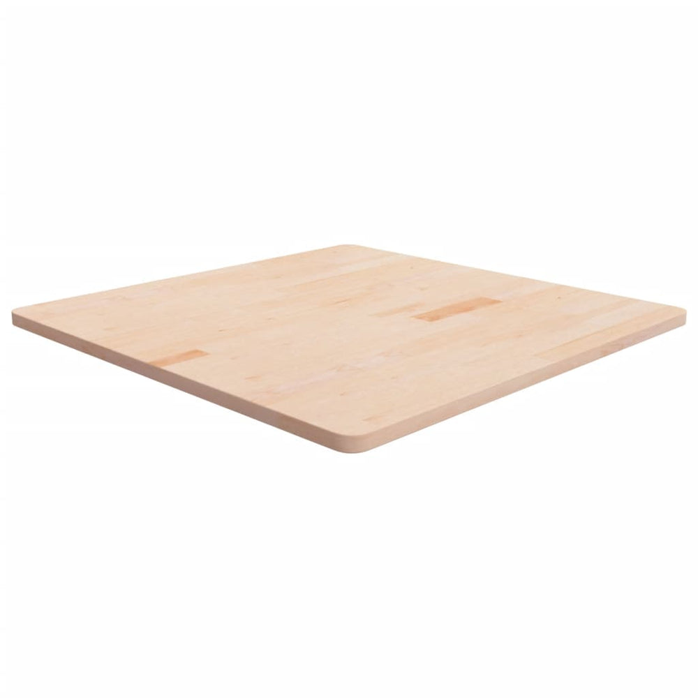 vidaXL Table Top Square 90x90x2.5 cm Oak Untreated