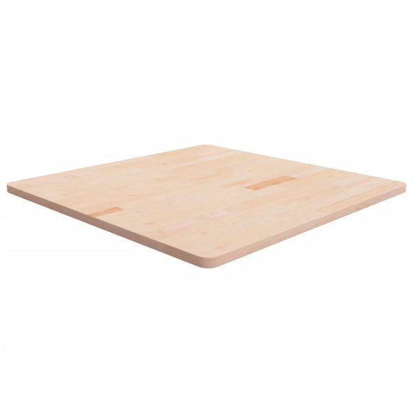 vidaXL Table Top Square 90x90x2.5 cm Oak Untreated