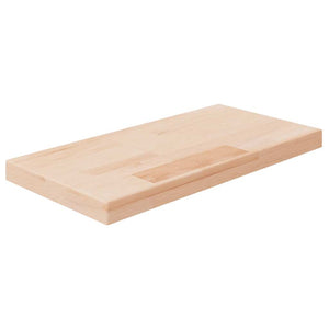vidaXL Shelf Board 40x20x2.5 cm Untreated Solid Oak Wood