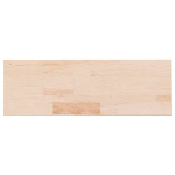 vidaXL Shelf Board 60x20x2.5 cm Untreated Solid Oak Wood