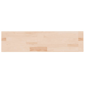 vidaXL Shelf 80x20x2.5 cm Untreated Solid Oak Wood